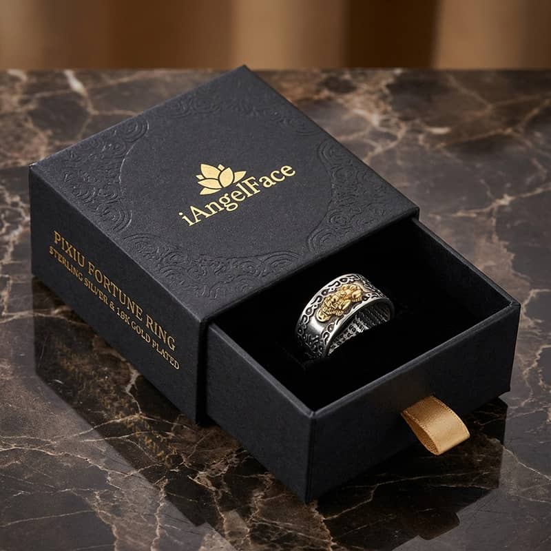 Sterling Silver Pixiu Ring — Wealth Attraction & Prosperity Guard