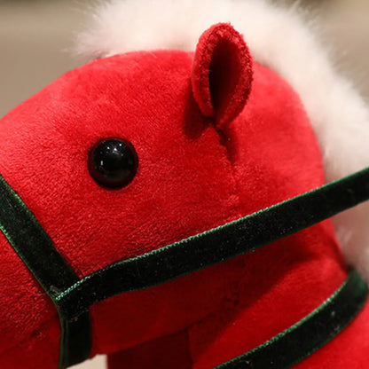 Year of the Horse Bamboo Dragon Lotus Phoenix Plush Doll Home Decoration