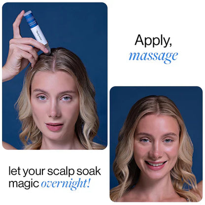 Be Bodywise Advanced Hair Growth Roll-On Serum | 3% Rosemary | 2% Aminexil | 3% Redensy l 2% Anagain | Precision Scalp Applicator | Paraben & Sulphate Free | Non oily and mess free-HQY