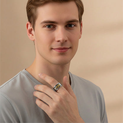 Sterling Silver Pixiu Ring — Wealth Attraction & Prosperity Guard