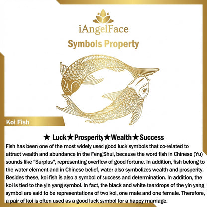 Natural White Jade Koi Lucky Necklace